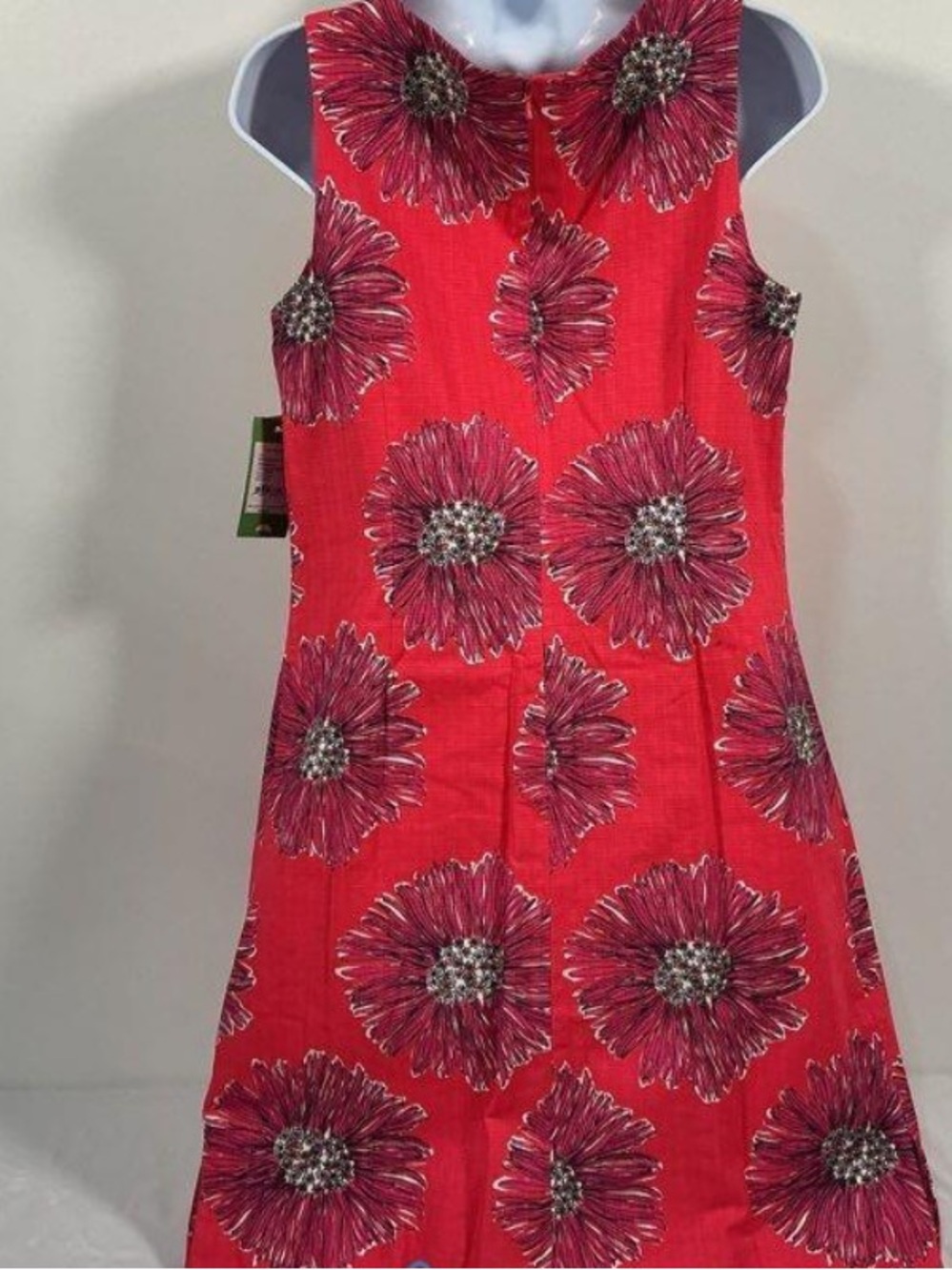 Lilly Pulitzer Stephanie Island Coral Boom Boom Sleevless Shift Dress - Picture 4 of 6